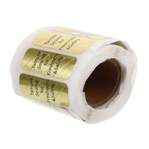 Tofficu Lebensmittelsichere Etikettenrolle Tamper Aufkleber für Frische und für Haushaltsverpackungen und Etikettierung von Lebensmitteln Tofficu Lebensmittelsichere Etikettenrolle Tamper Aufkleber für Frische und für Haushaltsverpackungen und Etikettierung von Lebensmitteln von Tofficu