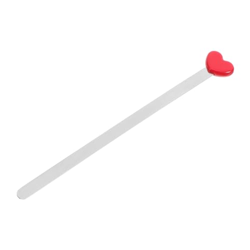 Tofficu Liebe Lesezeichen geburtstagsgeschenk valentinstagsgeschenk Lesezeichen für Buchliebhaber einzigartig bastelset Lesezeichen aus Metall für Damen Metall -Lesezeichen rot von Tofficu