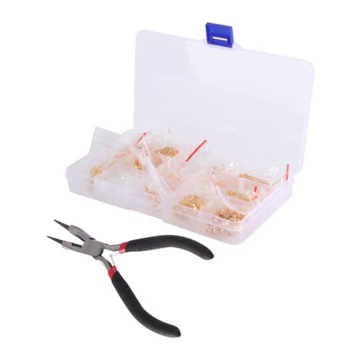 Tofficu Lobster Clasp Schmuckzubehör mit Zange DIY Armband und Halskette Bastelmaterial Verarbeitung Modisch und Praktisch für Schmuckherstellung und Dekoration Tofficu Lobster Clasp Schmuckzubehör mit Zange DIY Armband und Halskette Bastelmaterial Verarbeitung Modisch und Praktisch für Schmuckherstellung und Dekoration von Tofficu