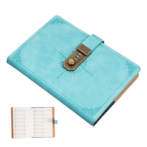 Tofficu Lockable Notizbuch für Mädchen Stilvolles Tagebuch mit Zahlenschloss Langlebiges Design für Schule und Büro für Persönliche Notizen und Kartenorganisation Tofficu Lockable Notizbuch für Mädchen Stilvolles Tagebuch mit Zahlenschloss Langlebiges Design für Schule und Büro für Persönliche Notizen und Kartenorganisation von Tofficu