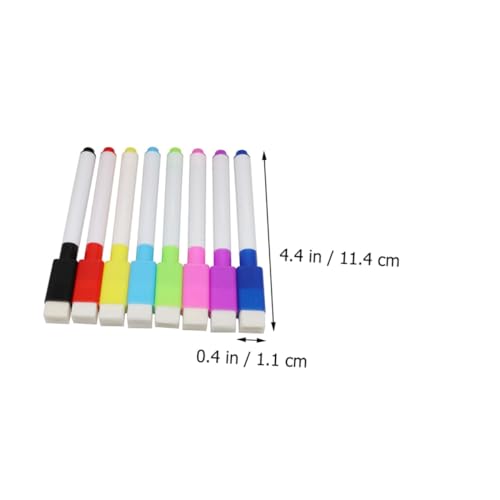 Tofficu Magnetische Whiteboard Marker Teiliges Abwischbare Farbige Tafelstifte mit Radiergummi Haftend Glatten Oberflächen Wie Glas Metall für Büro Schule Zuhause Tofficu Magnetische Whiteboard Marker Teiliges Abwischbare Farbige Tafelstifte mit Radiergummi Haftend Glatten Oberflächen Wie Glas Metall für Büro Schule Zuhause von Tofficu