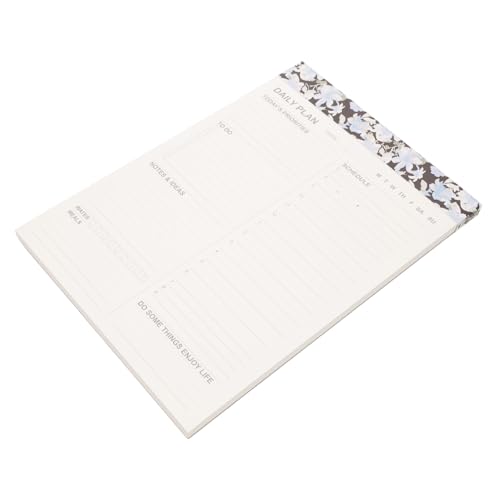 Tofficu Magnetischer Notizblock Kühlschrank Einkaufsliste Planer Holzoptik Haftnotizen für Familienorganisation Termine und To do listen Alltag von Tofficu