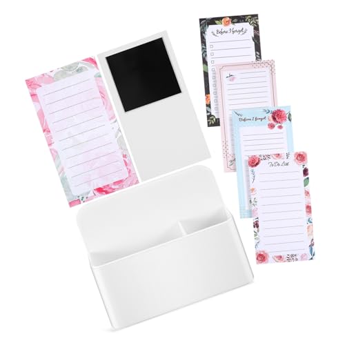 Tofficu Magnetischer Notizblock Teilig mit Stifthalter für Kühlschrank Praktische Einkaufslisten Kleine Magnetische Notizblöcke mit Gemusterten Rändern für Büro und Zuhause Tofficu Magnetischer Notizblock Teilig mit Stifthalter für Kühlschrank Praktische Einkaufslisten Kleine Magnetische Notizblöcke mit Gemusterten Rändern für Büro und Zuhause von Tofficu