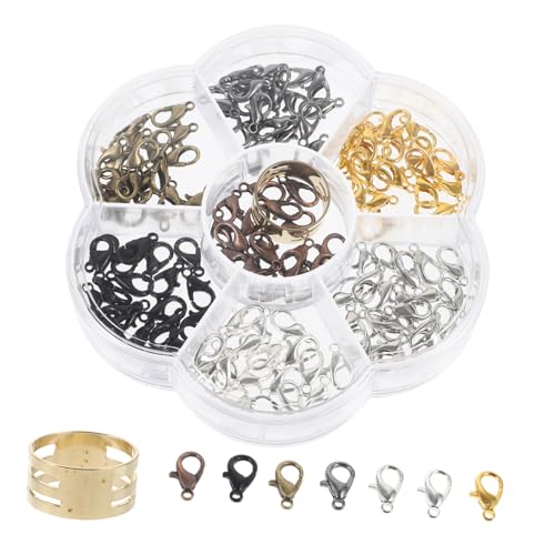 Tofficu Metall Hummer Klauen Verschlüsse für DIY Halsketten und Armbänder und Bruchfest Langlebige Karabinerverschlüsse für Schmuckherstellung für Designs von Tofficu