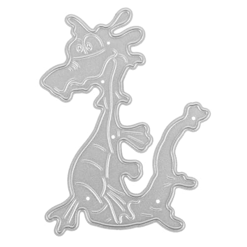 Tofficu Metall Stanzform Dragon aus Kohlenstoffstahl Langlebige Prägeschablone für Diy Scrapbooking Fotoalbum Einladungskarten und Bastelarbeiten von Tofficu