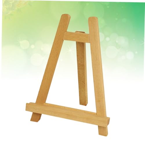 Tofficu Mini Holz Staffelei Dreibein Display Easel Holzstativ Tischstaffelei für Fotos Gemälde Kunstwerke Tragbarer Malständer für Künstler und Dekoration Tofficu Mini Holz Staffelei Dreibein Display Easel Holzstativ Tischstaffelei für Fotos Gemälde Kunstwerke Tragbarer Malständer für Künstler und Dekoration von Tofficu
