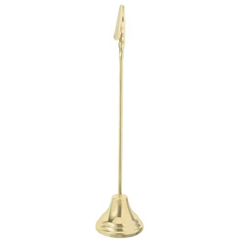 Tofficu Mini Tower Memo Kartenhalter Stilvoller Clip für Visitenkarten Tischnummern und Notizen Tragbar für Hochzeiten Partys Büro Einsatz von Tofficu