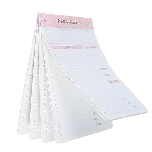 Tofficu Multifunktionaler Kompakter Notizblock mit Reißbaren Planungszubehör für Büro Schule und Haushalt Handliches Memo Pad zum Organisieren und Priorisieren Täglicher Aufgaben von Tofficu