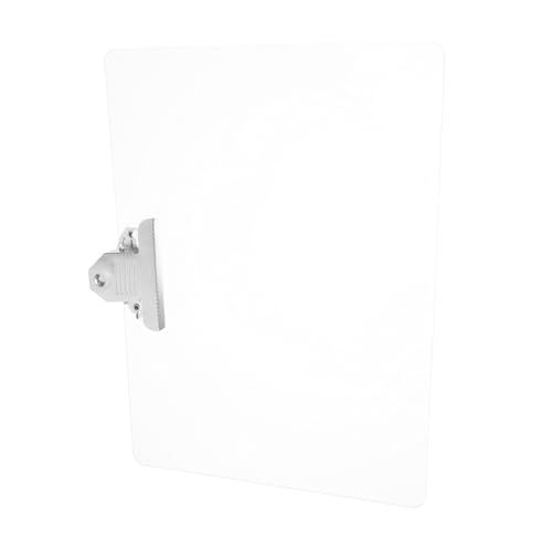 Tofficu Multifunktionales Klemmbrett mit Starkem Clip für Büro und Kühlschrank Praktischer Organizer für Notizen Dokumente und Nachrichten Transparentes PVC von Tofficu