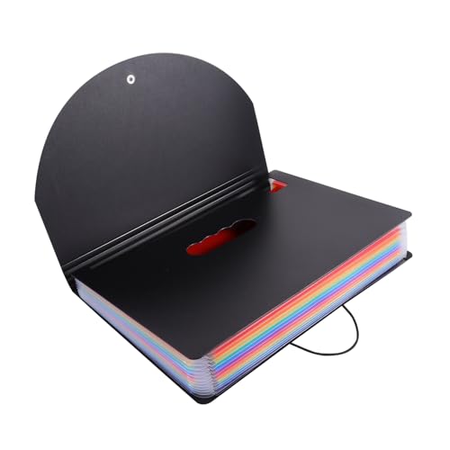 Tofficu Multilayer Fächermappe mit Deckel Lagiger Regenbogen Organizer aus Große Kapazität Dokumententasche für Büro Schule und Zuhause Praktischer Orgelordner mit Klarer Fächereinteilung Tofficu Multilayer Fächermappe mit Deckel Lagiger Regenbogen Organizer aus Große Kapazität Dokumententasche für Büro Schule und Zuhause Praktischer Orgelordner mit Klarer Fächereinteilung von Tofficu