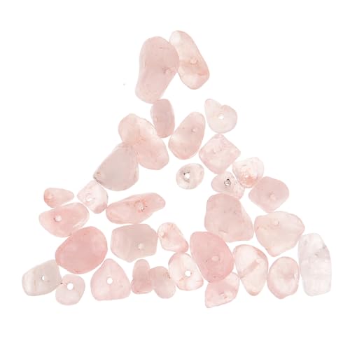 Tofficu Natürliche Rosa Splitter mit Bohrung Diy Schmuckperlen für Armbänder Halsketten Handgefertigte Kristallanhänger Zubehör Tofficu Natürliche Rosa Splitter mit Bohrung Diy Schmuckperlen für Armbänder Halsketten Handgefertigte Kristallanhänger Zubehör von Tofficu