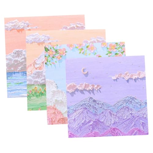 Tofficu Notizblöcke mit Kreative Ölmalerei Landschafts Designs Selbstklebende Haftnotizen Wiederverwendbar Farbenfrohe Sticker für Büro Schule Studium und Scrapbooking Tofficu Notizblöcke mit Kreative Ölmalerei Landschafts Designs Selbstklebende Haftnotizen Wiederverwendbar Farbenfrohe Sticker für Büro Schule Studium und Scrapbooking von Tofficu
