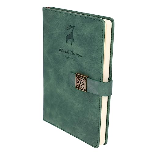 Tofficu Notizbuch mit PU Hülle Meeting Notizbuch für Büro und Schule Kreatives Schreibheft Leicht und Tragbar für Notizen und Ideen Notepad für Tägliche Agenda von Tofficu
