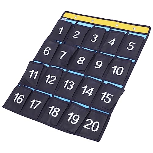 Tofficu Nummerierte Wandtasche mit Fächern Handyhalter und Aufbewahrungstasche für Klassenzimmer Tür und Wandmontage Mobiler Organizer für Handymodelle Atmungsaktiv und Robust Tofficu Nummerierte Wandtasche mit Fächern Handyhalter und Aufbewahrungstasche für Klassenzimmer Tür und Wandmontage Mobiler Organizer für Handymodelle Atmungsaktiv und Robust von Tofficu