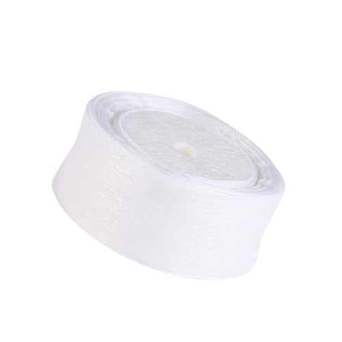 Tofficu Organza Band Weiß Geschenkband Organza Ribbon Tüllband Weiß für Geschenkverpackung DIY Accessoires Hochzeit Party Dekoration Schleifenband von Tofficu