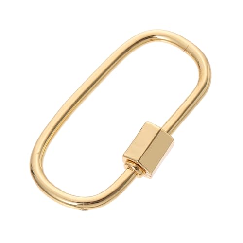 Tofficu Ovaler Schraubverschluss für Schmuckherstellung Langlebiger DIY Anhänger Karabiner Einfach zu Befestigen Geeignet für Halsketten Armbänder und Bastelprojekte Tofficu Ovaler Schraubverschluss für Schmuckherstellung Langlebiger DIY Anhänger Karabiner Einfach zu Befestigen Geeignet für Halsketten Armbänder und Bastelprojekte von Tofficu