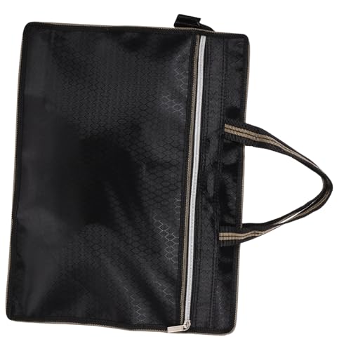 Tofficu Oxford Dokumenten Tasche Wiederverwendbare Tasche mit Reißverschluss Tragbare Ordner für Büro Zuhause für Wichtige Dokumente Aufbewahrung Schwarz Tofficu Oxford Dokumenten Tasche Wiederverwendbare Tasche mit Reißverschluss Tragbare Ordner für Büro Zuhause für Wichtige Dokumente Aufbewahrung Schwarz von Tofficu