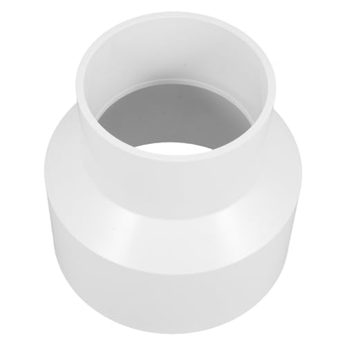 Tofficu PVC Rohradapter Wiederverwendbarer Wasserverbinder Langlebige PVC Rohrverbindung Installieren für Verschiedene Rohrverbindungen in Industrie und Haushalt von Tofficu