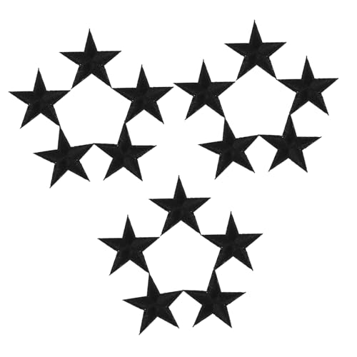 Tofficu Pentagramm Aufnäher Rucksack Stern Bestickter Aufnäher Jeansjacke Verzierungen Zum Aufnähen Stern Aufnäher Jeansjacke Dekorationen Nähen Basteln Verzierungen von Tofficu