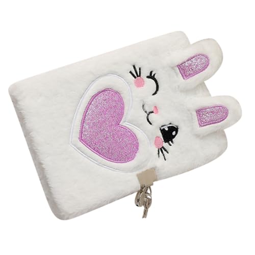 Tofficu Plüsch Notizbuch mit Schloss Flauschiges Liniertes Tagebuch mit Weichem Plüschbezug Kleines Leichtes Notizheft für Schüler Geschenkidee für Mädchen und Jungen Tragbar und Handlich Tofficu Plüsch Notizbuch mit Schloss Flauschiges Liniertes Tagebuch mit Weichem Plüschbezug Kleines Leichtes Notizheft für Schüler Geschenkidee für Mädchen und Jungen Tragbar und Handlich von Tofficu