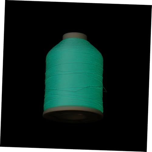 Tofficu Polyester Nähgarn Nachtleuchtend Stickgarn Vielseitig Einsetzbar für Handarbeiten und DIY Sticken Praktisches Bequemes Nähgarn in Blau für Anfänger und Profis von Tofficu