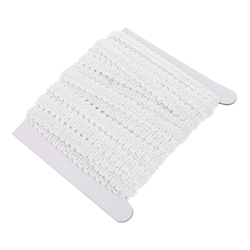Tofficu Polyester Wellenborte Braid Trim Spitzenband für DIY Nähen Gardinen Kleidungsdekoration Langlebig und Farbecht Geeignet für Hochzeit Kostüm Lampenschirm Vorhang Zubehör von Tofficu