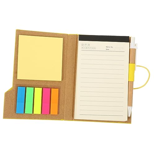 Tofficu Portabler Holzmaserung Notizblock mit Stift Multifunktionales Tagebuch Notizheft für Studenten Planungs und Schreibnotizbuch für Organisation und Persönliche Planung von Tofficu