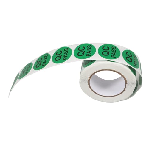 Tofficu Qc Qualitätssicherungsaufkleber Rund Hochklebend Für Lager Produktion Inventur Kontrolle Zubehör Tofficu Qc Qualitätssicherungsaufkleber Rund Hochklebend Für Lager Produktion Inventur Kontrolle Zubehör von Tofficu