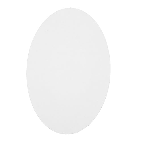 Tofficu Rahmen für Ölgemälde groß malen ovale Leinwandplatte ovale Leinwände zum Malen canvas frame zeichenpad Bilderrahmen Kleine Ölgemälderahmen für Anfänger Holz Weiß von Tofficu