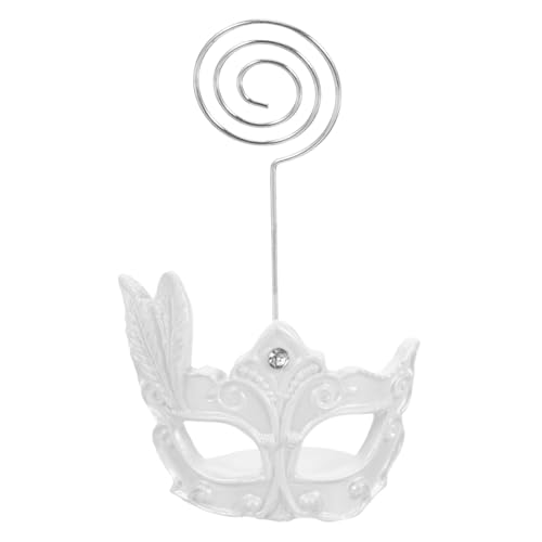 Tofficu Resin Kartenhalter mit Kreativem Masken Design Multifunktionaler Tischkartenhalter und Fotoklammer aus Langlebigem Harz für Partydekoration Hochzeit und Büro Vielseitig für Fotos Tofficu Resin Kartenhalter mit Kreativem Masken Design Multifunktionaler Tischkartenhalter und Fotoklammer aus Langlebigem Harz für Partydekoration Hochzeit und Büro Vielseitig für Fotos von Tofficu