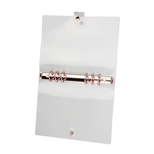 Tofficu Ringe Ringbuch Hülle Transparent PVC Weich Schutz für Notizbuch Loseblatt Organizer Roségold Tofficu Ringe Ringbuch Hülle Transparent PVC Weich Schutz für Notizbuch Loseblatt Organizer Roségold von Tofficu