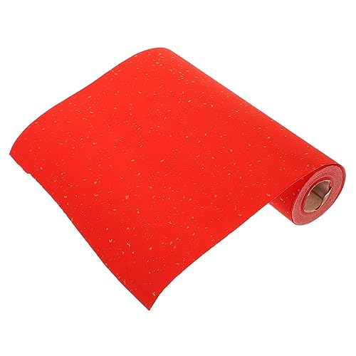 Tofficu Rotes Kalligraphiepapier Breit Rolle Halbgetrocknetes Chinesisches Frühlingsfestpapier für Handgeschriebene Couplets DIY Neujahrs und Festdekoration Schreib und Malpapier Tofficu Rotes Kalligraphiepapier Breit Rolle Halbgetrocknetes Chinesisches Frühlingsfestpapier für Handgeschriebene Couplets DIY Neujahrs und Festdekoration Schreib und Malpapier von Tofficu