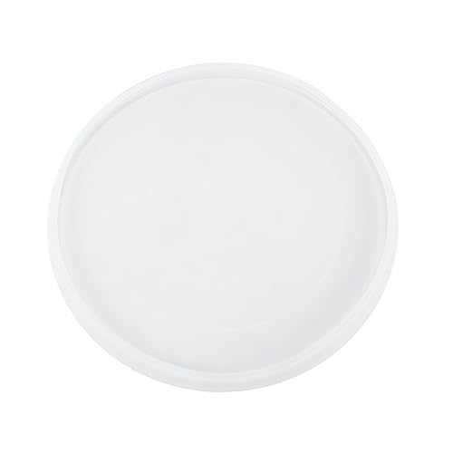 Tofficu Runde Silikonform für DIY Epoxidharz Tablett Lebensmittelecht Flexibel und Langlebig für Untersetzer Herstellung und Kreative Bastelprojekte von Tofficu