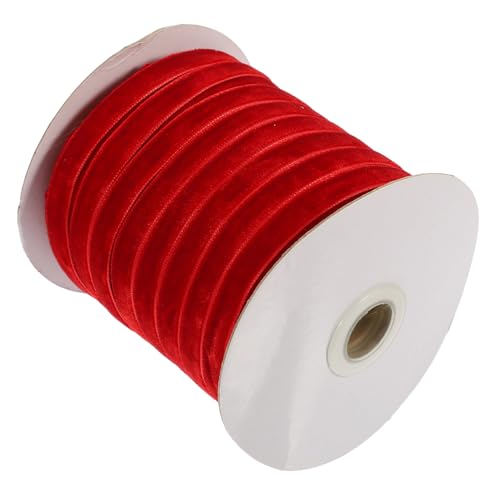 Tofficu Samtband Geschenkband in Rot DIY Bastelband für Schleifen Haarspangen Blumensträuße Valentinstag Dekoration Geschenkverpackung Hochzeit und Party Zubehör Tofficu Samtband Geschenkband in Rot DIY Bastelband für Schleifen Haarspangen Blumensträuße Valentinstag Dekoration Geschenkverpackung Hochzeit und Party Zubehör von Tofficu
