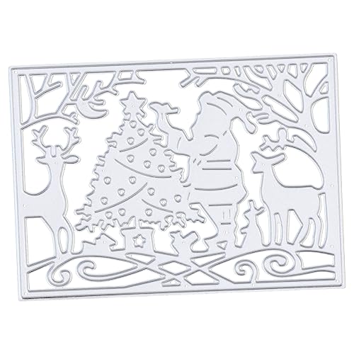 Tofficu Schneidwerkzeug Sterben Weihnachtsstanzungen Dekorationen Schnitte Schablone Prägung Handwerkliche Werkzeuge Stanzformen Aus Metall Weihnachtsstanzformen Silver Kohlenstoffstahl von Tofficu