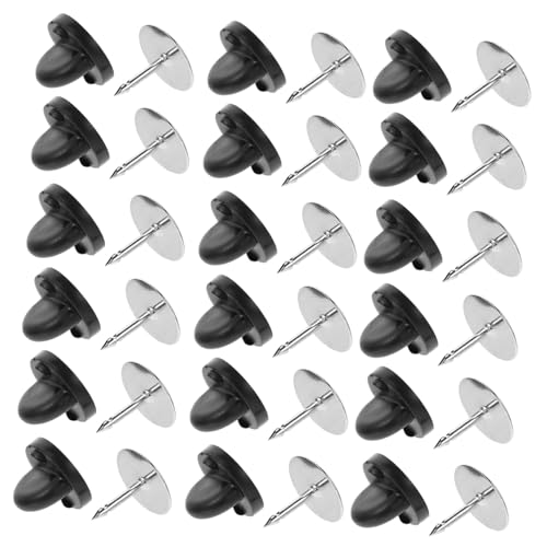 Tofficu Schwarze Schmetterling Broschennadeln Pin Back Clutch DIY Schmuck Zubehör für Anstecknadeln Halbrund Griff für Einfache Handhabung Vielseitig für Tagesgebrauch und Bastelprojekte Tofficu Schwarze Schmetterling Broschennadeln Pin Back Clutch DIY Schmuck Zubehör für Anstecknadeln Halbrund Griff für Einfache Handhabung Vielseitig für Tagesgebrauch und Bastelprojekte von Tofficu