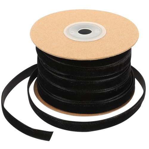 Tofficu Schwarzes Samtband Geschenkband Schleifenband für Geschenkverpackung Hochzeitsdeko DIY Basteln Handwerksprojekte Tofficu Schwarzes Samtband Geschenkband Schleifenband für Geschenkverpackung Hochzeitsdeko DIY Basteln Handwerksprojekte von Tofficu