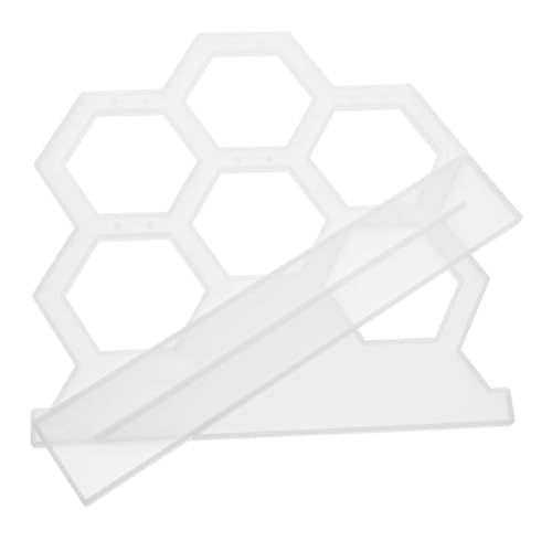 Tofficu Sechseckiger Ohrring Display Gießform aus Hochwertigem Silikon DIY Schmuckherstellung Werkzeug für Epoxidharz Langlebig Leicht Entformbar für Handgemachte Ohrringe und Geschenke Tofficu Sechseckiger Ohrring Display Gießform aus Hochwertigem Silikon DIY Schmuckherstellung Werkzeug für Epoxidharz Langlebig Leicht Entformbar für Handgemachte Ohrringe und Geschenke von Tofficu
