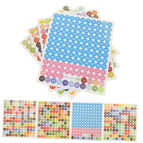 Tofficu Selbstklebende Zahlenaufkleber Nummernetiketten für Diamantmalerei Cross Stitch Farbnummer Klebeetiketten zur Einfachen Sortierung und Organisation Tofficu Selbstklebende Zahlenaufkleber Nummernetiketten für Diamantmalerei Cross Stitch Farbnummer Klebeetiketten zur Einfachen Sortierung und Organisation von Tofficu