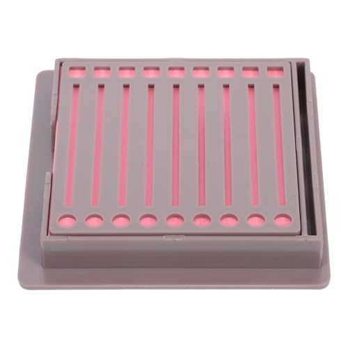 Tofficu Selbstklebender Notizhalter mit Schablone Praktischer Organizer für Haftnotizen Selbstklebende Notizblätter Farben für Büro und Schule Robustes Design für Sichere Aufbewahrung von Tofficu