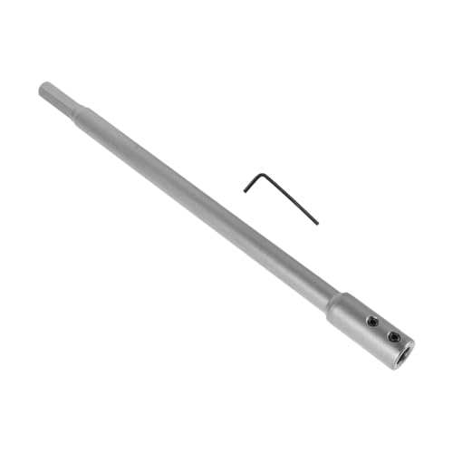 Tofficu Shank Bohrer Verlängerungsadapter Robuste Stahlverlängerung für Schraubendreher und Bohrwerkzeuge Vielseitig Einsetzbar für Professionelle und DIY Projekte von Tofficu