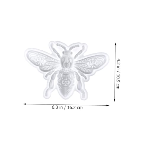 Tofficu Silikon Bienenform Flexible Antihaftbeschichtet DIY Tier Silikonform für Schlüsselanhänger Schmuck Basteln Wiederverwendbare Gießform für Epoxidharz und Harzdekorationen von Tofficu