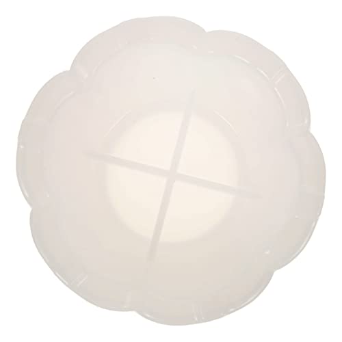 Tofficu Silikon Gießform Blumen Schale DIY Resin Form Teelichthalter Langlebig Wiederverwendbar Leicht zu Reinigen für Anfänger Kreative Bastelprojekte Geschenkideen von Tofficu