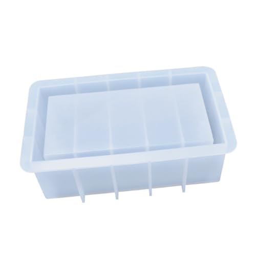 Tofficu Silikonform Aufbewahrungsbox Gießform für DIY Resin Box Bastelset zum Organisieren von Schmuck Münzen Schlüssel Domino Langlebig Transparent für Kreative Handwerksprojekte von Tofficu