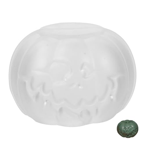 Tofficu Silikonform Halloween Kürbis Gießform DIY Epoxidharz Kerzenform für Halloween Dekorationen Sicher Ungiftig Vielseitig für Kerzen Seife Basteln von Tofficu