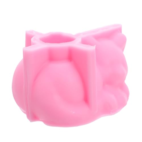 Tofficu Silikonform Katze Blumentopf DIY Beton Pflanzgefäß Langlebig Hitzebeständig Flexibel für Resin Gießform Kreative Garten Deko Sukkulenten Vase von Tofficu
