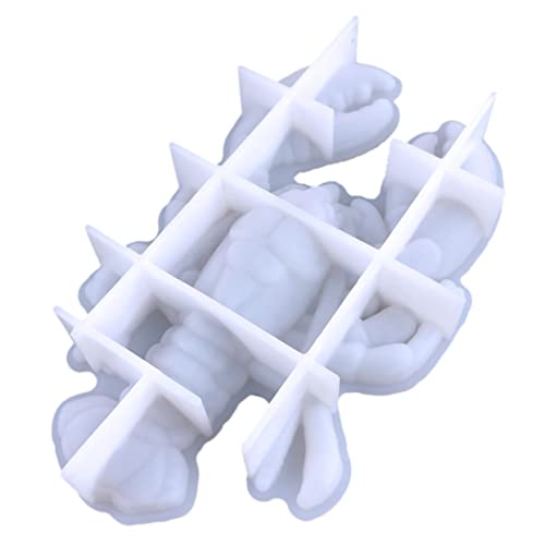 Tofficu Silikonform Lobster Wanddeko Form für Diy Epoxidharz Anhänger Hummer Gussform Langlebig Reißfest Leicht Entformbar für Kreative Bastelarbeiten von Tofficu