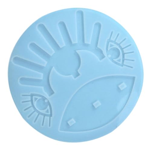 Tofficu Silikonform Ohrringe Anhänger Flexibel Langlebig für Epoxidharz DIY Schmuckherstellung Vielseitige Resin Gießform für Ohrschmuck und Halsketten Wiederverwendbar Zufällige Farbe von Tofficu