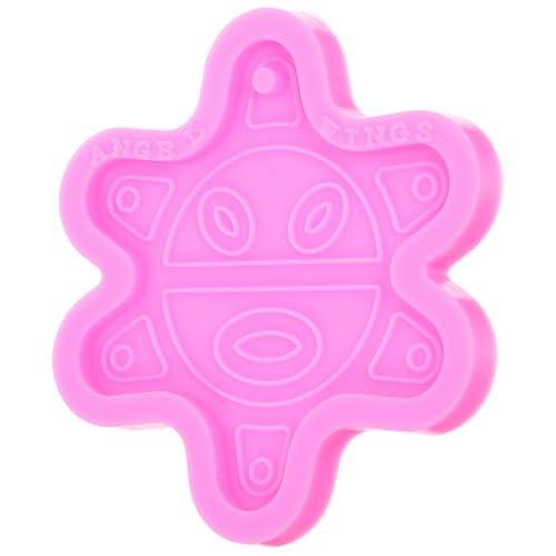 Tofficu Silikonform Sonne für Epoxidharz Schlüsselanhänger Schmuck Gießen Hitzebeständig Flexibel Wiederverwendbar DIY Anhänger Armband Ohrring Basteln Vielseitig für Schmuckherstellung von Tofficu