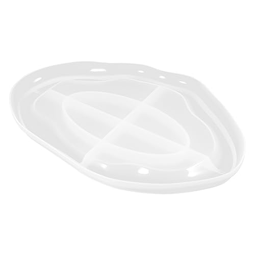Tofficu Silikonform Wolken Tablett Gießform für DIY Epoxidharz Untersetzer Unregelmäßiges Oval Elastisch Reißfest Lebensmittelecht Leicht Entformbar Vielseitig Verwendbar für Schmuck und von Tofficu